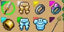 Items of each rarity