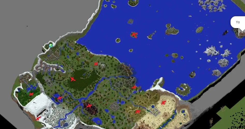 A map showing Wynn as it was in 2014.