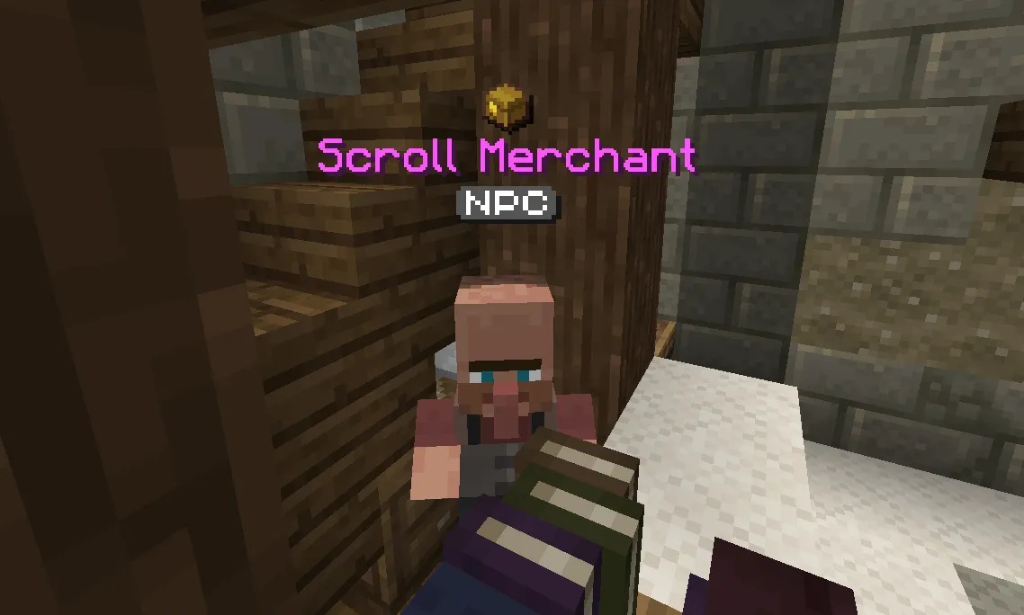 A scroll merchant