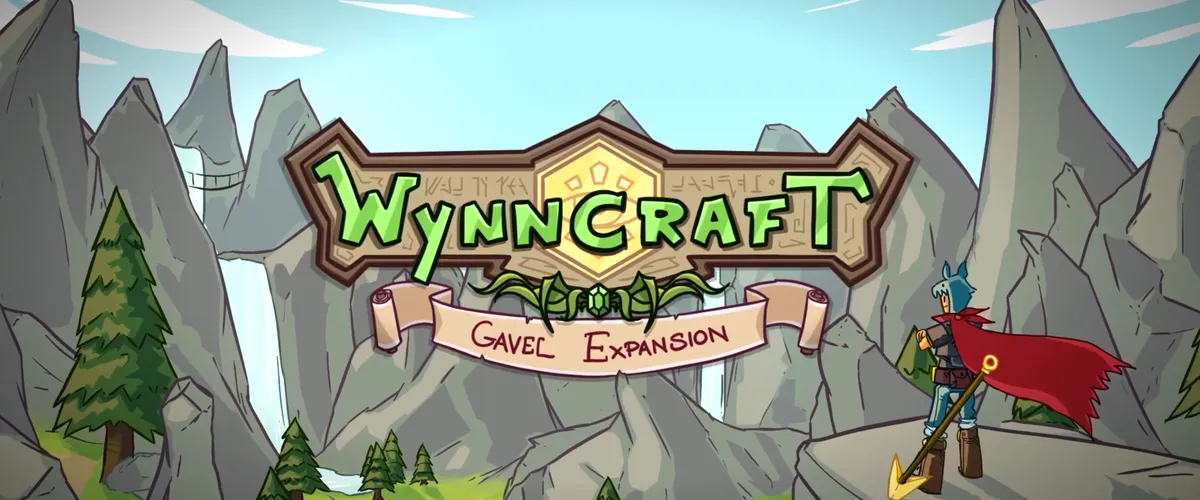 The logo of the Wynncraft Gavel Expansion.