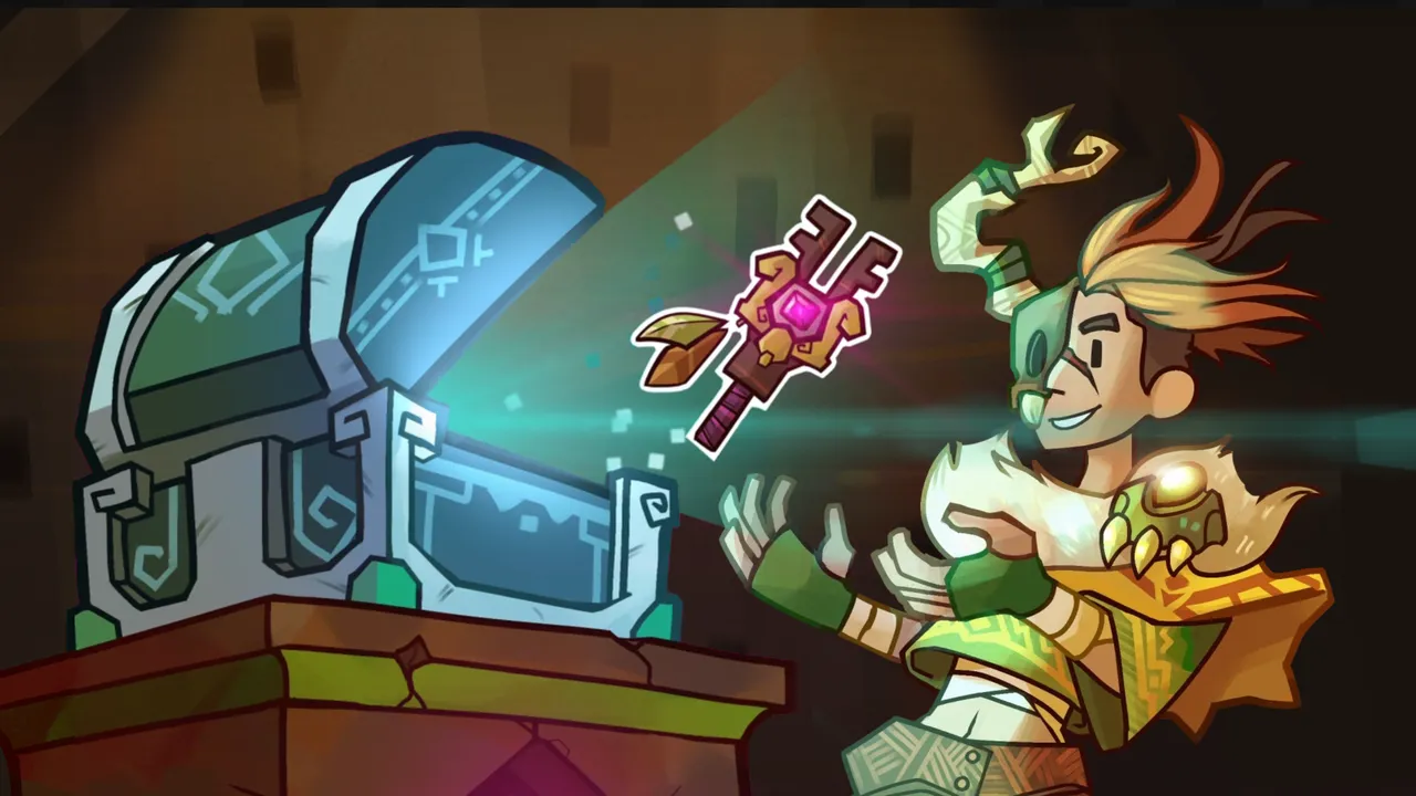 Wynncraft's lootrun release art.