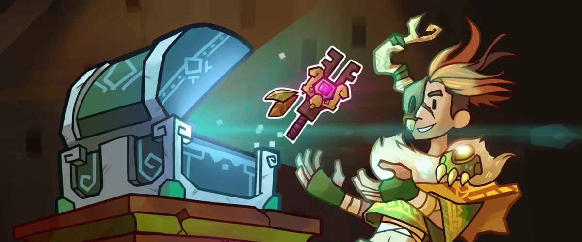 Wynncraft's lootrun release art.