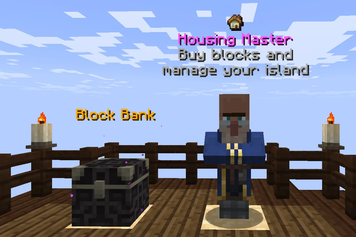 The island spawn platform