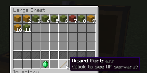 New lobby menu showing Wizard Fortress